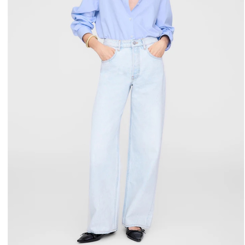 Anine Bing Light Blue Flare Jeans